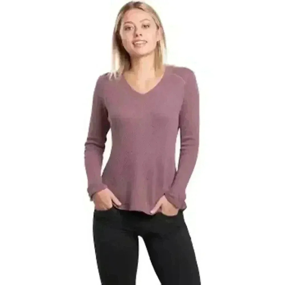 KUHL Lyrik Sweater in Lunar Dust Mauve Pink Size XS